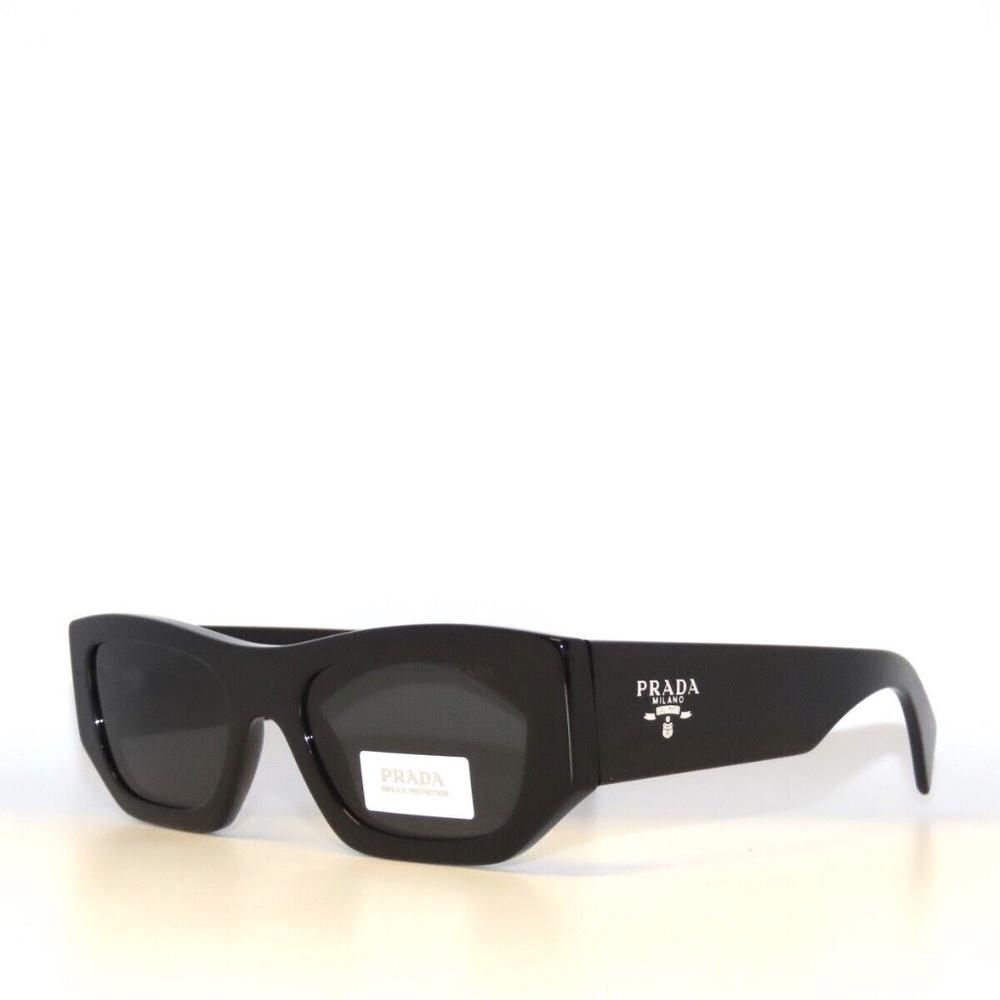 Prada SPRA01SS 01 16K08Z Black Gray Dark Gray Sunglasses A01S